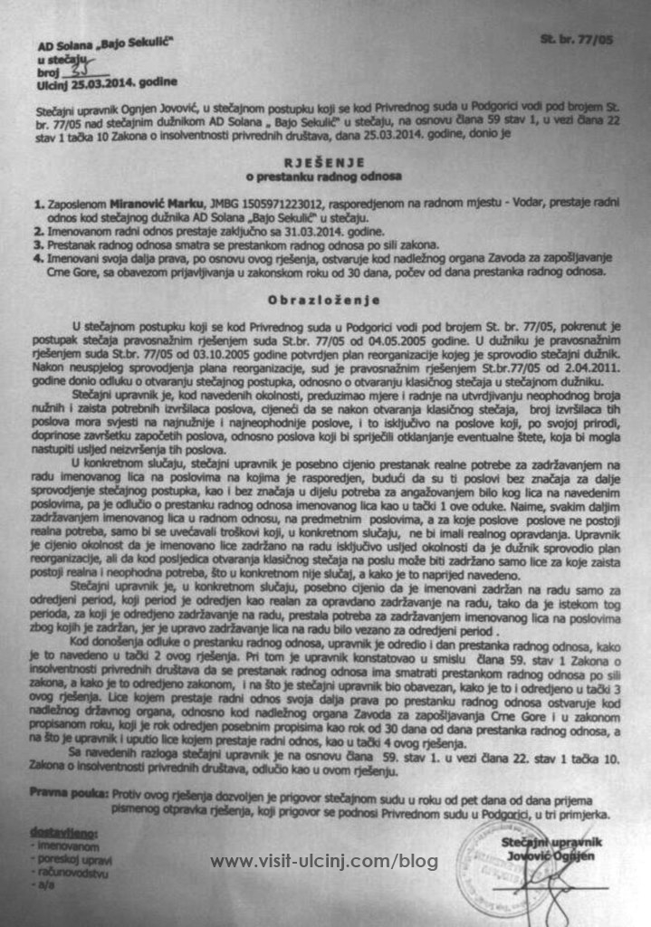 Skandal 49 punëtorë të Kripores largohen nga puna