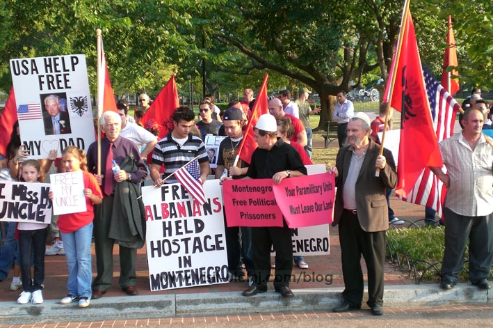 Priten protesta masive nga shqiptarët e Malit të Zi në SHBA