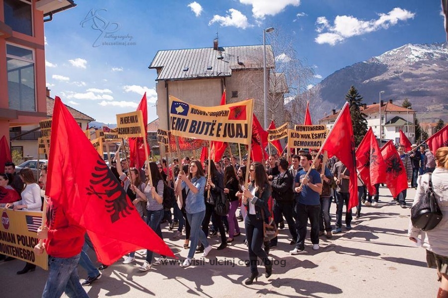 Protest Albanaca u Plavu