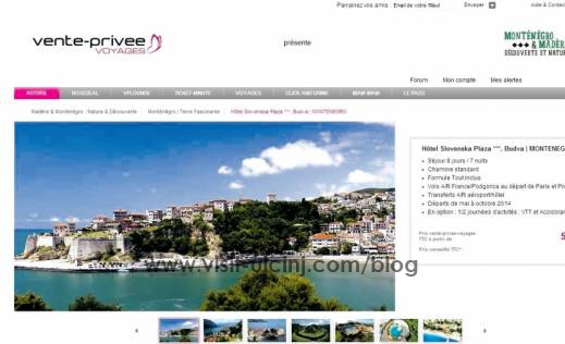 Ulcinjski Stari grad predstavljen kao hotel Slovenska plaža u Budvi