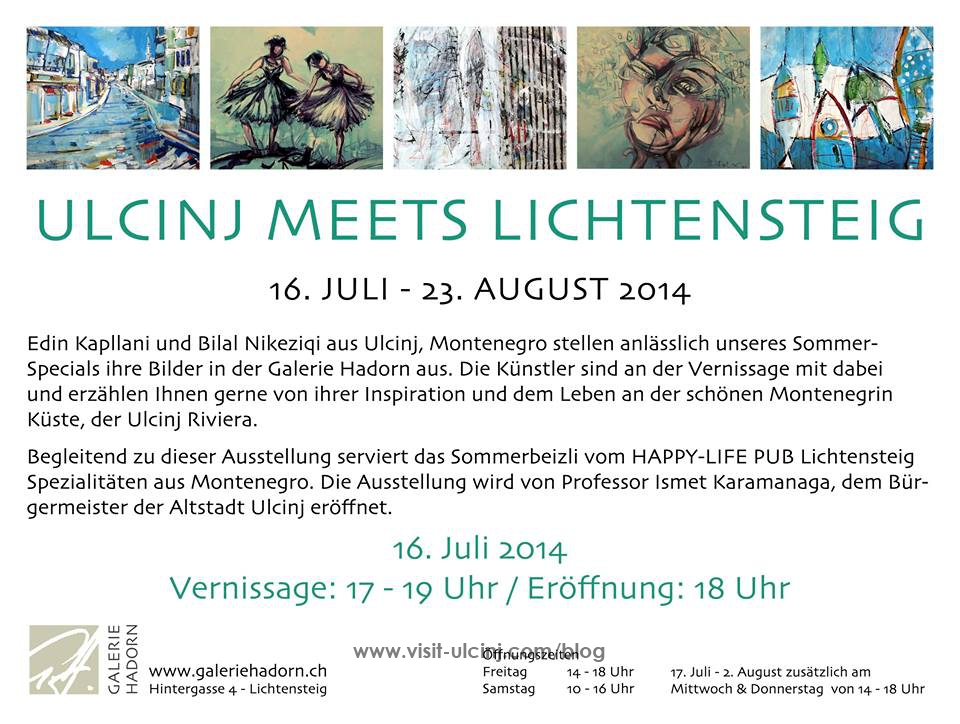Izložba akademskih slikara iz Ulcinja u Galeriji Hadorn Lichtensteig Svajcarska