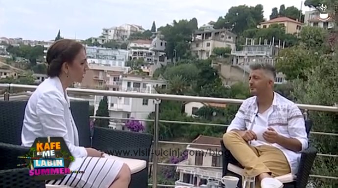 Zana Sarvan në emisonin 1 Kafe me Labin në Ulqin – Video