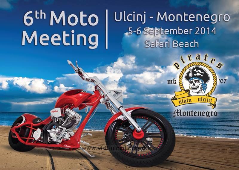 VI Moto meeting MK Pirates Ulcinj Montenegro
