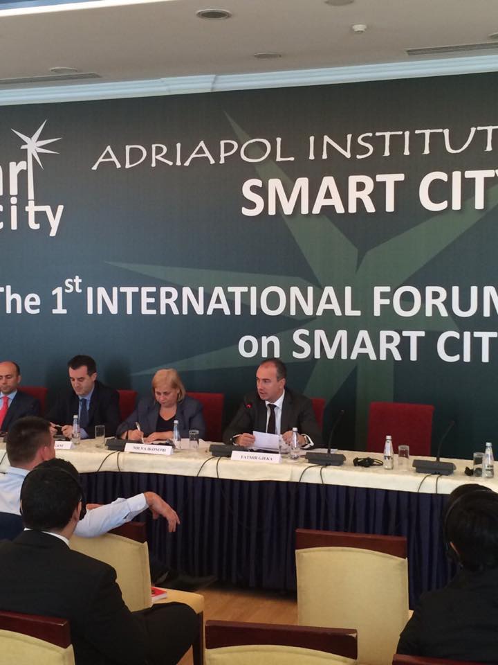 Fatmir Gjeka në Forumin e Parë Ndërkombëtar “SMART CITY”