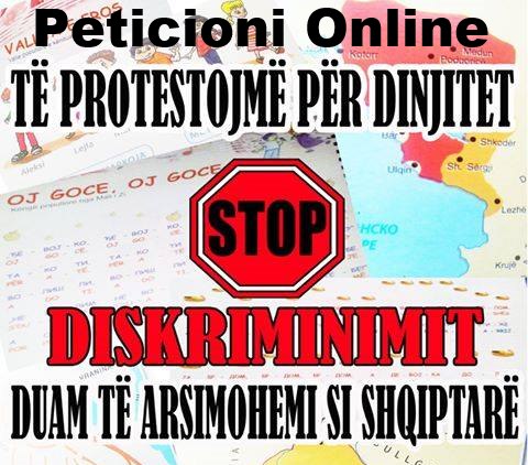 ​Nis nënshkrimi i Peticionit Online – “STOP diskriminimit,duam të arsimohemi si shqiptarë “