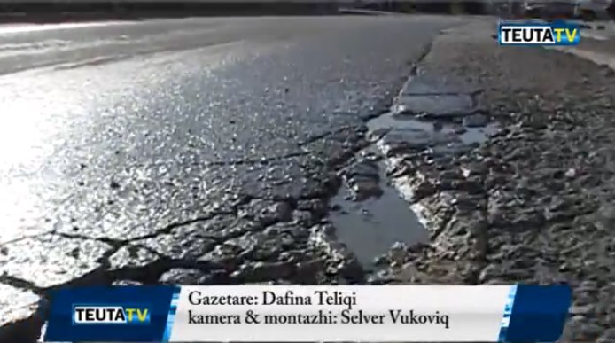 Me gropa edhe rrugët më të reja të qytetit të Ulqinit – VIdeo