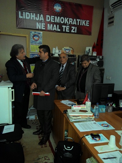 Mehmet Bardhi me bashkëpunëtorë priti në Ulqin zotëri ERNAL FILO , ambasador në Ambasadën Shqiptare në Podgoricë