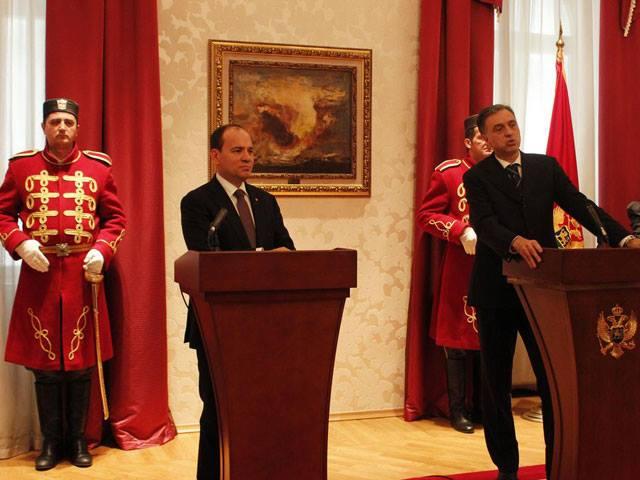 Presidenti Nishani  në vizitë shtetërore në Mal të Zi