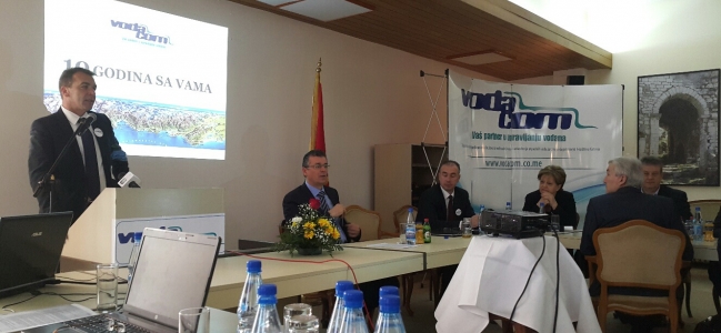 „Vo­da­kom” slavi de­se­to­go­di­šnji­cu u  Ho­tel „Olim­pik“ Ulcinj