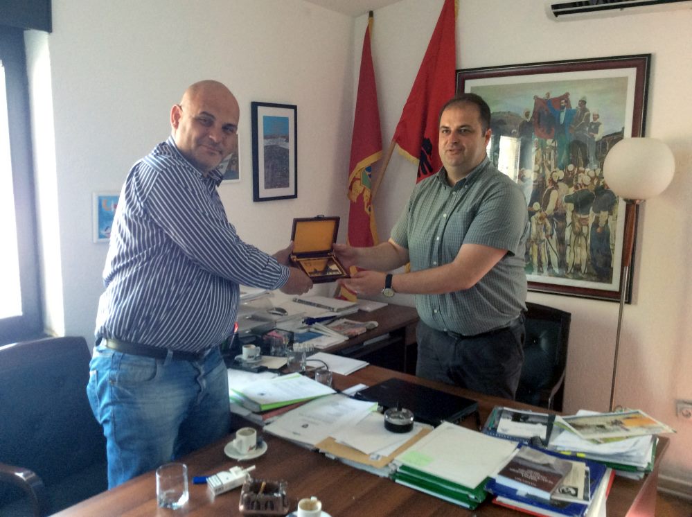 Vizita e delegacionit të Komunës së Strugës në Këshillin Kombëtar të Shqiptarëve në Malin e Zi