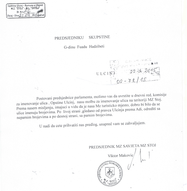 Letra-kryetarit te kuvendit-Fuad-Haxhibeti