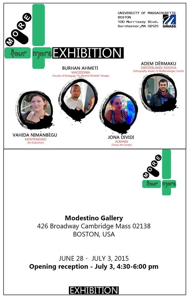 Vahida Nimanbegu me tre artistë shqiptarë, ekspozitë në Boston dhe Nju Jork
