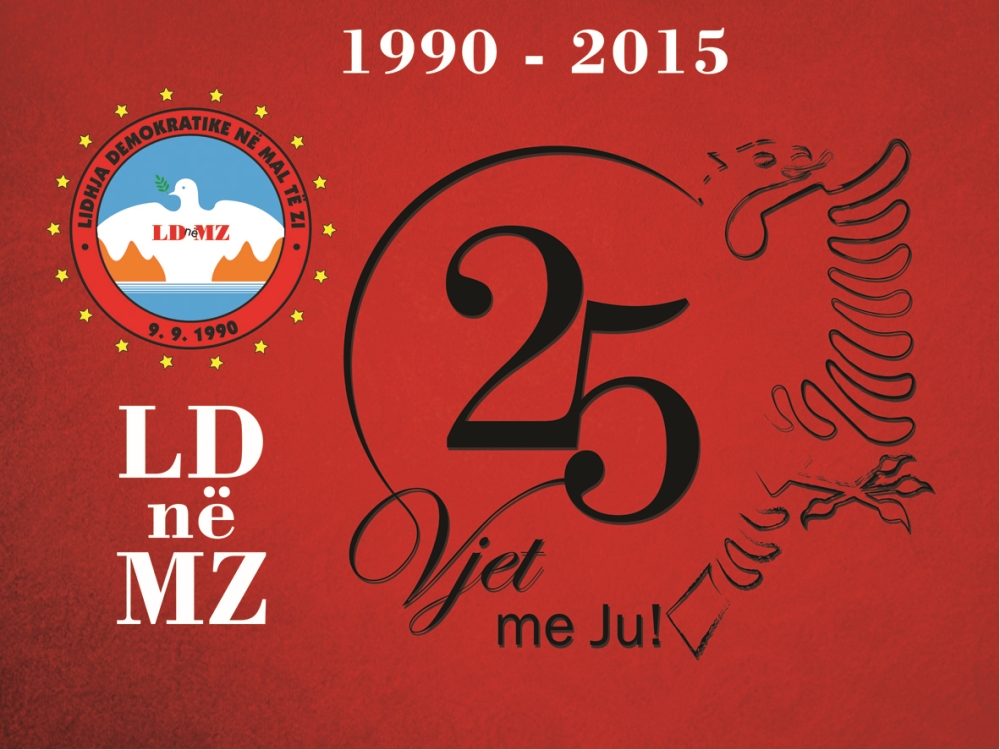 Lidhja Demokratike në Mal të Zi shënon 25-vjetorin
