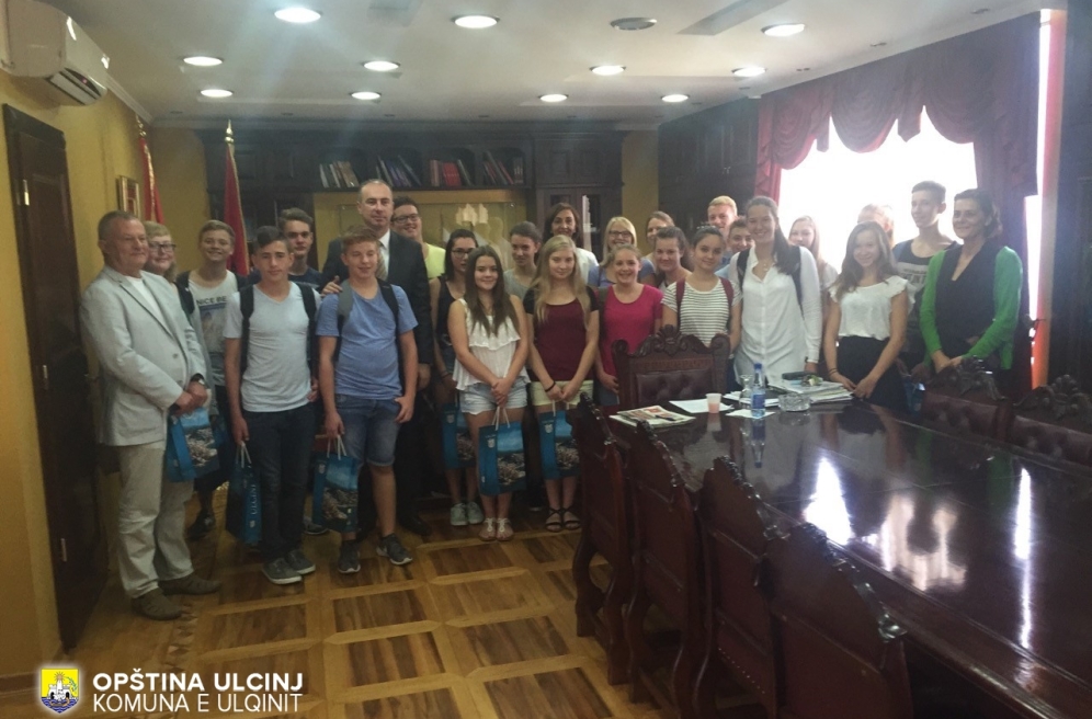 Nxënësit nga Gjermania vizitojnë Ulqinin