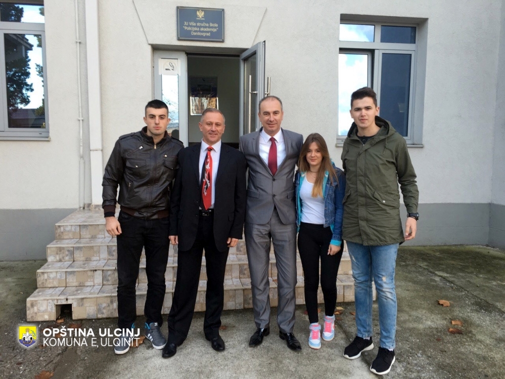 Gjeka: Mirënjohje të rinjve nga Ulqini në Akademinë policore të Danillogradit