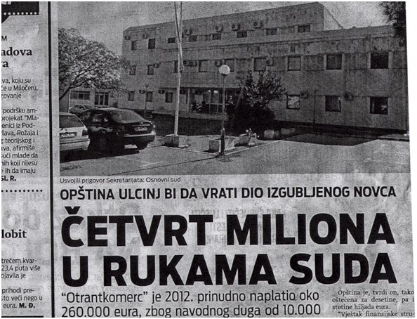 Nika: A do të bëhet dhe si – komuna aksionare e ish – Otrant Komercit?!!