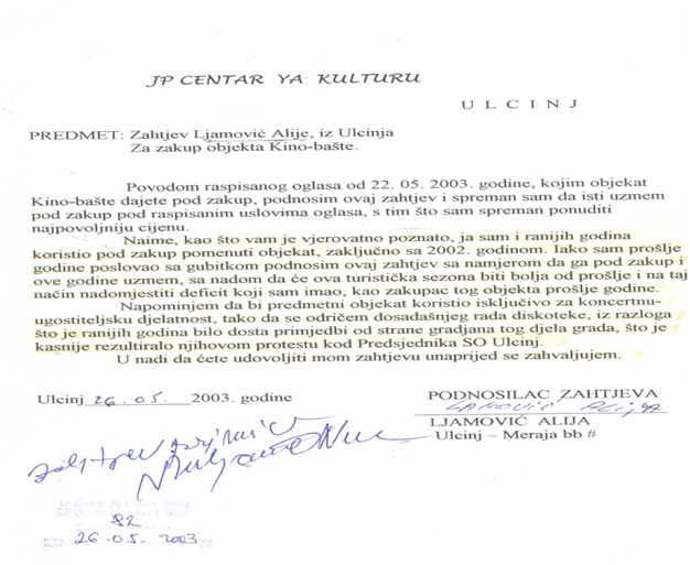 Ugovor-Kino-Bashta-Ulcinj-Ulqin-1