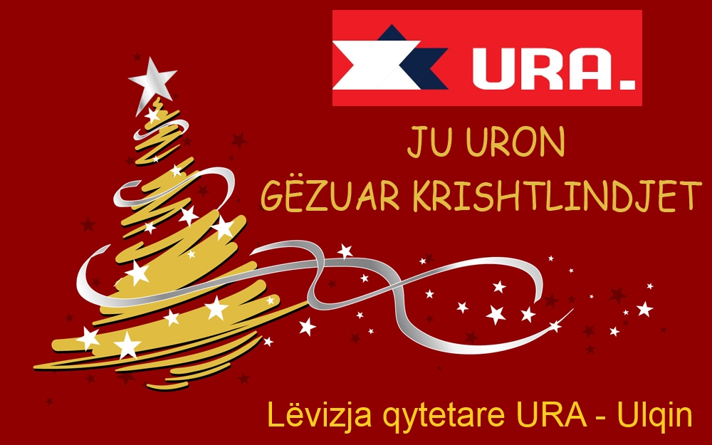 Urime Krishtlindjet nga Këshilli Komunal URA Ulqin