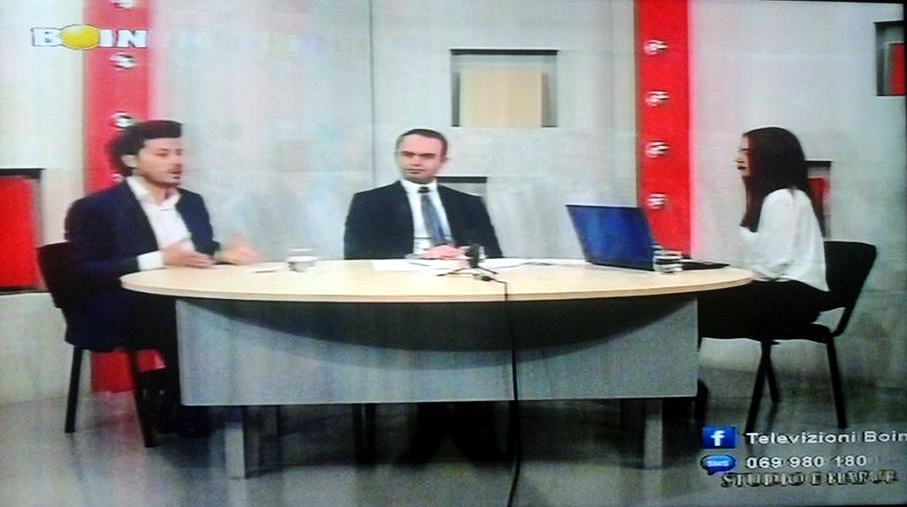 Në TV Boin të ftuar ishin Nik Gjeloshaj dhe Dritan Abazoviq