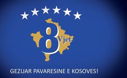 KKSH: Urime 8 vjetori i Pavarësisë së Kosovës