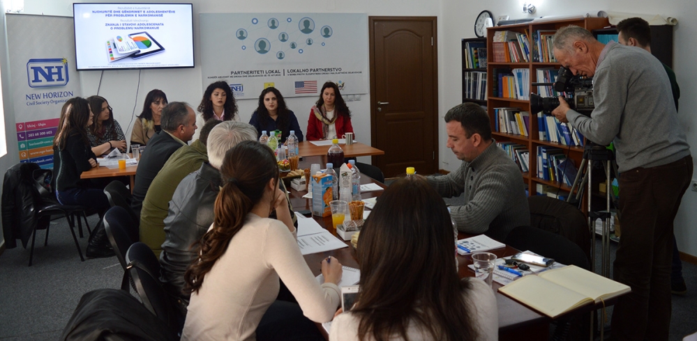 OJQ Horizonti ri: Njohurite e adoleshenteve per problemin e narkomanise ne Ulqin
