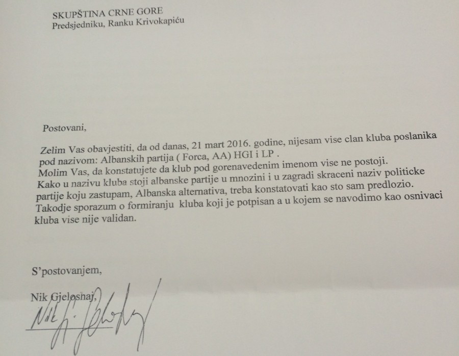 Klub manjinskih partija više ne postoji-nik-gjeloshaj