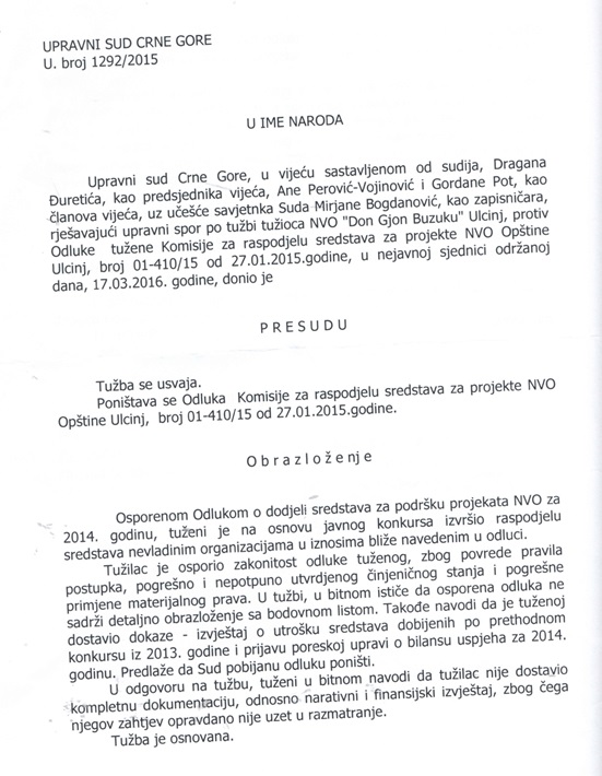 Projektet e Sektorit joqeveritar në Ulqin -Komisioni-pagesat-3