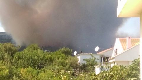 Zjarr në malin e Bardhë te Ulqinit-2