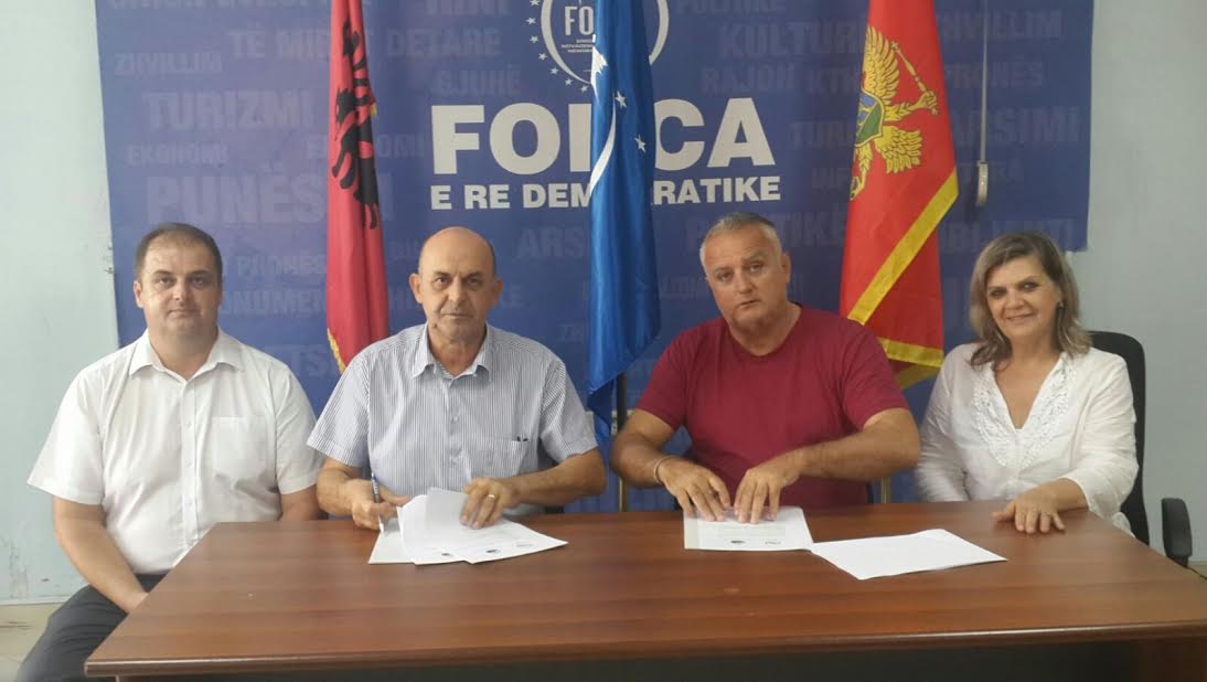 Forca nënshkruan koalicion me UDSH për zgjedhjet parlamentare