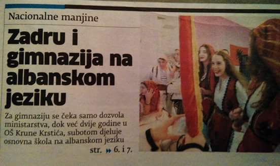 Në Zarë të Kroacisë hapet edhe gjimnazi për shqiptarët