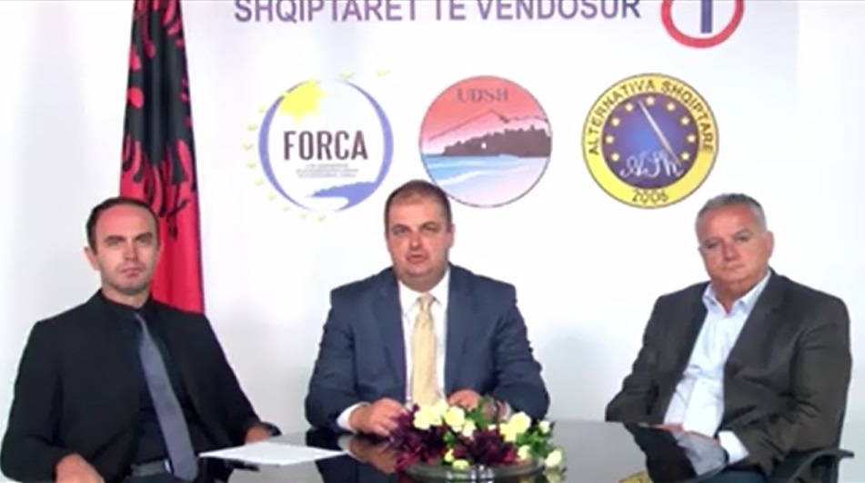 Kandidatët e koalicionit “ Shqiptarët të Vendosur ” zhvillojnë debat televiziv