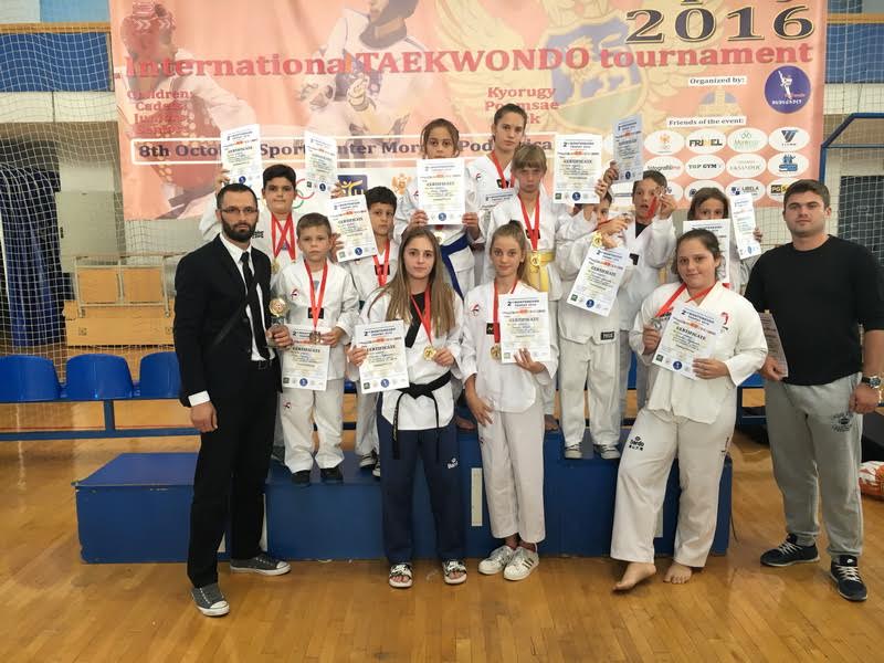Klubi i Taekwondo-së arriti 17 medalje për Ulqinin