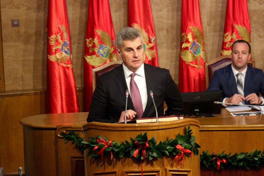 Brajoviq u zgjedh kryetar i kuvendit të Malit të Zi