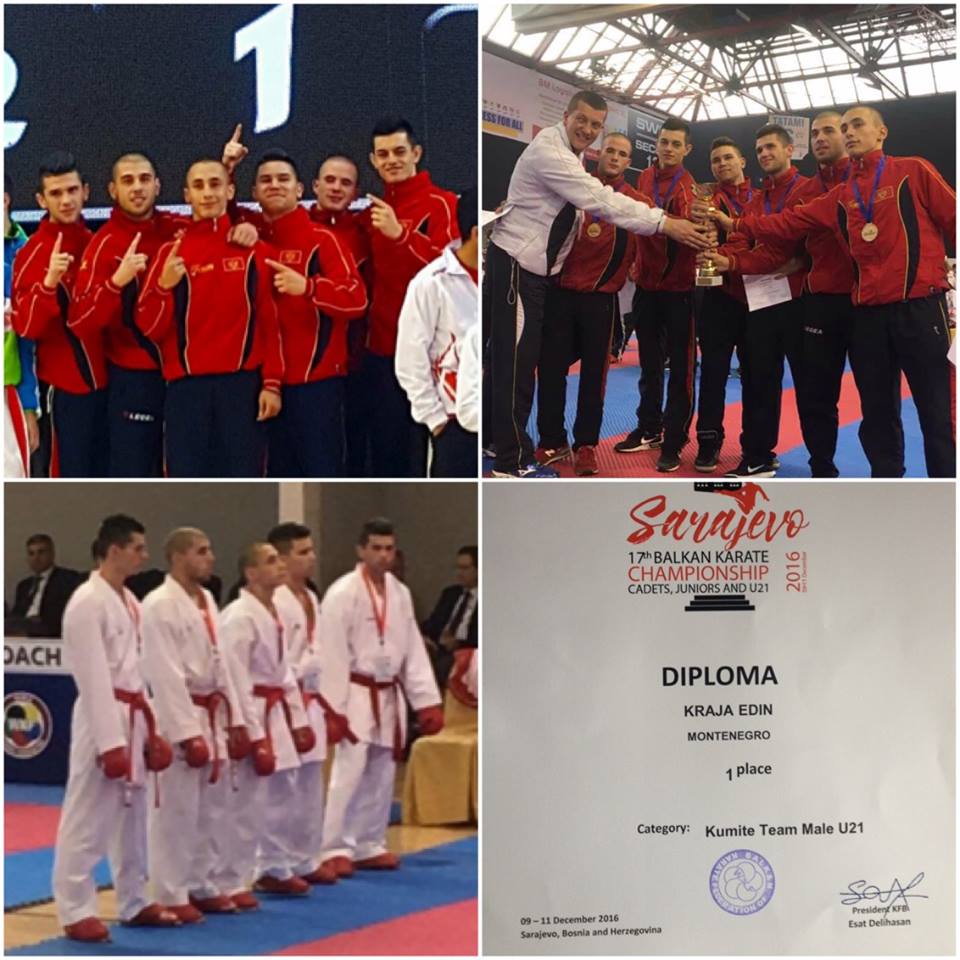 Garuesit e Klubit të karatesë “Ulqini” kthehen nga Kampionati Ballkanik me dy medalje