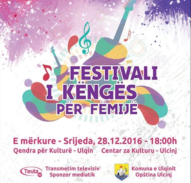 Edicioni XI i Festivalit te Kenges per Femije, Ulqin 28 dhjetor 2016