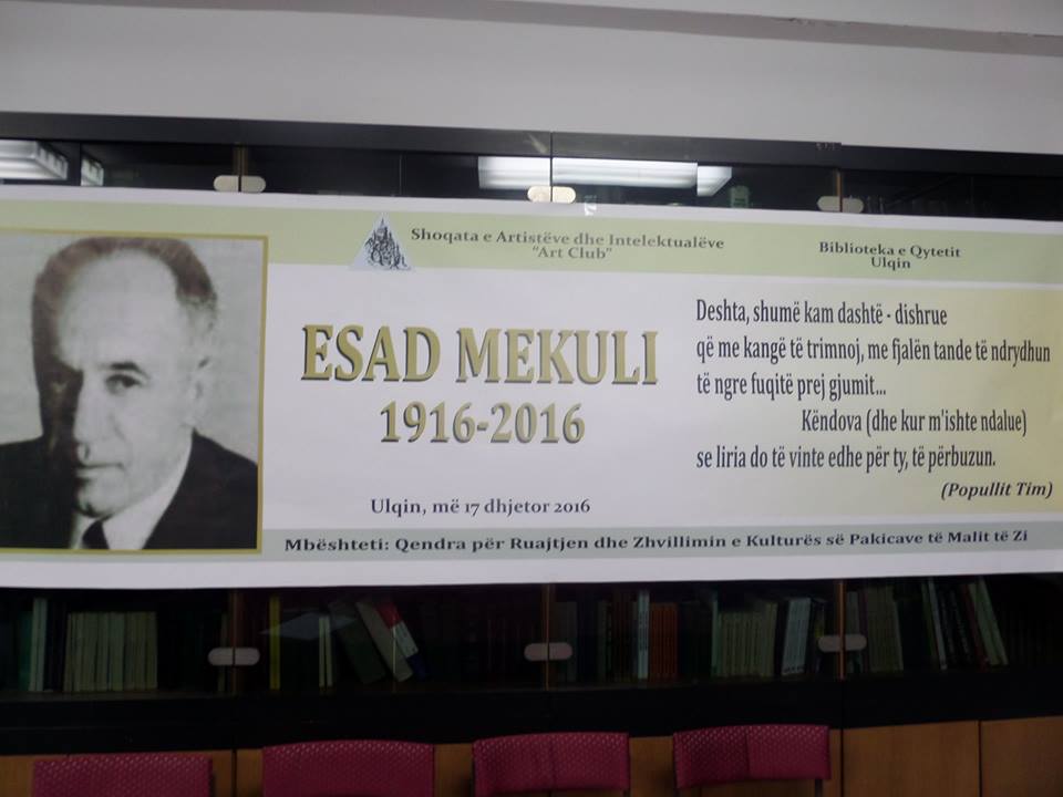 Organizohet mbrëmje letrare kushtuar Esad Mekulit