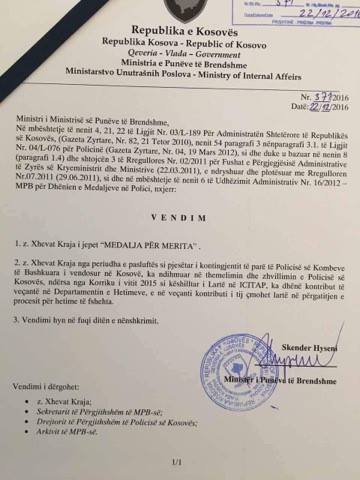 Xhevat Kraja Markashi -Ministër Hyseni-Kosova-7