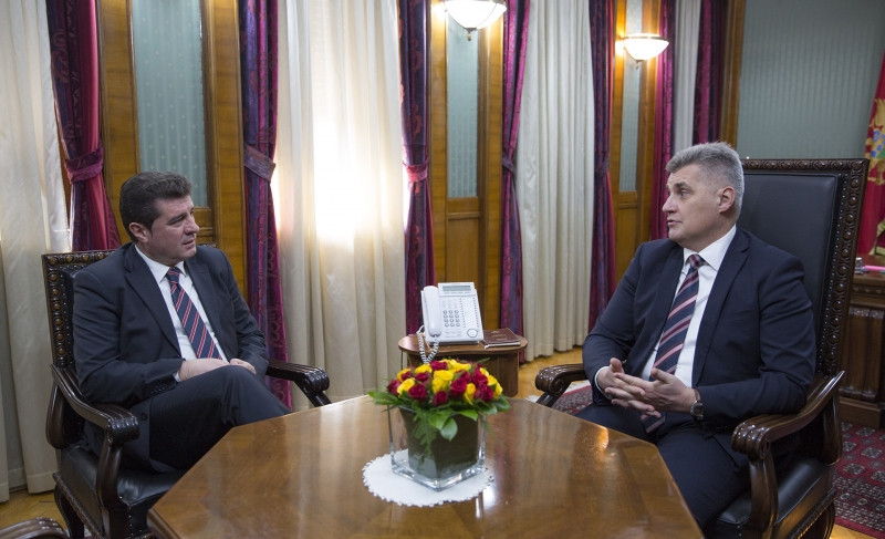 Filo në takim me Kryetarin e Parlamentit të Malit të Zi, Ivan Brajovic