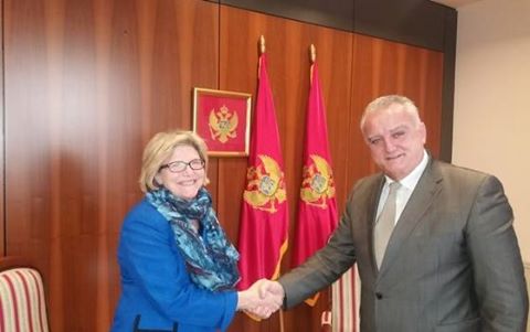 Ministri Zenka takon Ambasadoren e SHBA-së në Podgoricë, Margaret Ann Uyehara