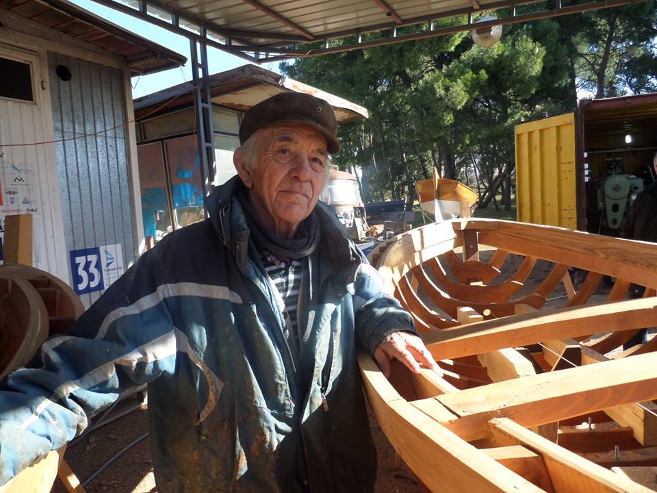 Pero Bokovac: Najstariji graditelj za drvene čamce