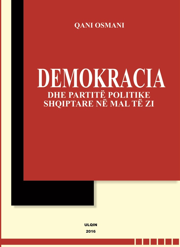 Dr.Draga: Vështrim për librin e Qani Osmanit, Demokracia dhe partitë politike shqiptare në Mal të Zi