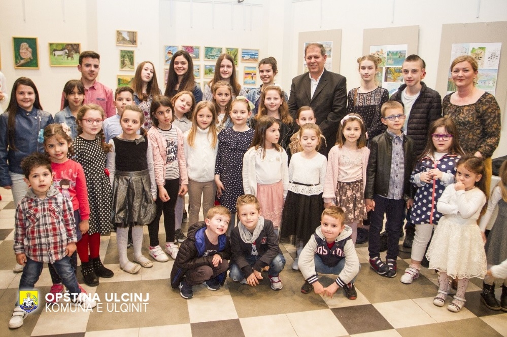 Hapet ekspozita artistike e fëmijëve në Ulqin