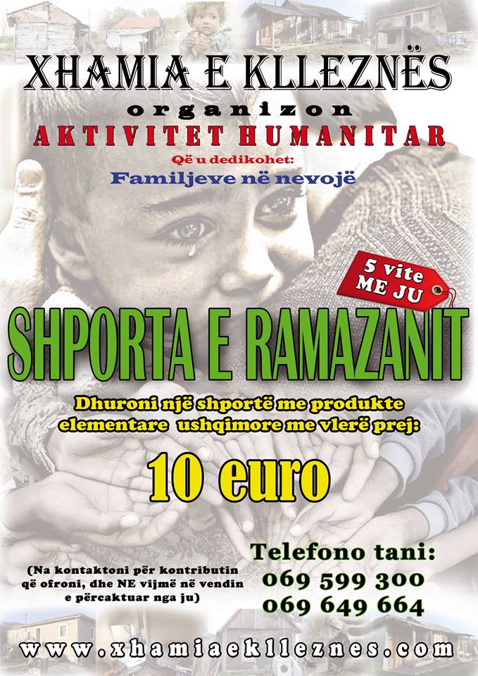 Nis aksioni humanitar “Shporta e Ramazanit” në Ulqin