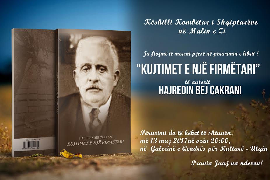 Promovimi i librit te Hajredin Bej Cakranit te botuar nga Auron Tare