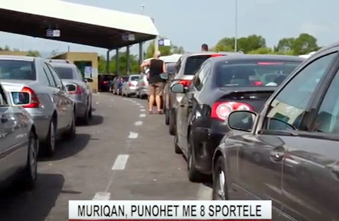 Sot kolona dhe pritje në kufirin Muriqan – Sukobin -1 orë – Video