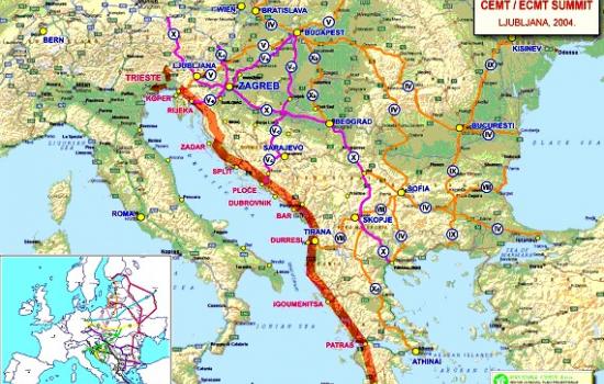 The Adriatic-Ionian road on the territory of Ulcinj
