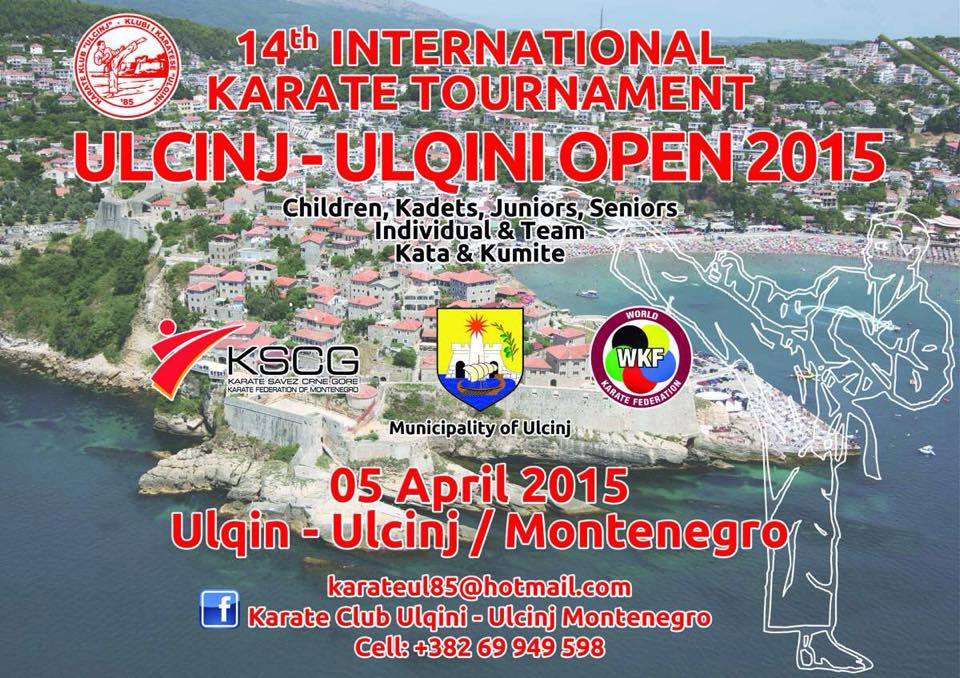 International karate tournament “Ulcinj – Ulqini open 2015” – Montenegro