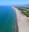 Popularnej piaszczystej plazy Velika Plaza -Ulcinj
